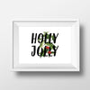 Holly Jolly | a botanical Christmas art print - Prints