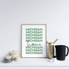 Home is Michigan | home state design - Home State List