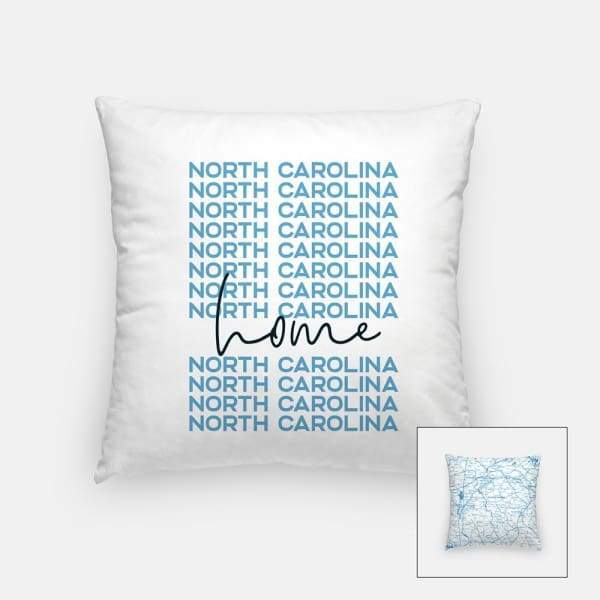 Home is North Carolina | home state design - Pouch | Small / LightBlue - Home State List
