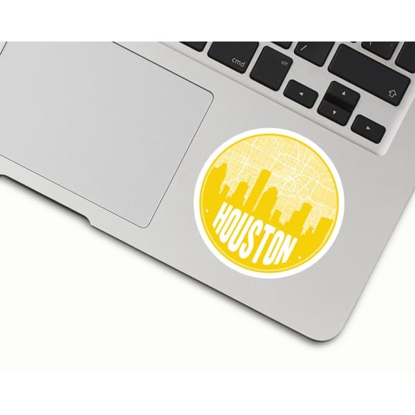 Houston Texas skyline and city map design | in multiple colors - City Road Maps