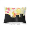 Huntsville Alabama geometric skyline - Pillow | Lumbar / Yellow - Geometric Skyline