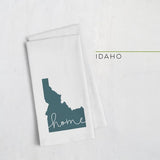 Idaho ’home’ state silhouette - Tea Towel / DarkSlateGray - Home Silhouette