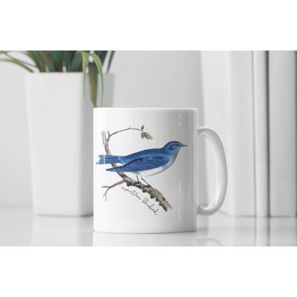 Idaho state bird | Mountain Bluebird - Mug | 11 oz - State Bird