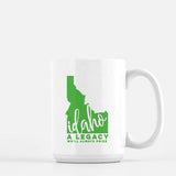 Idaho State Song - Mug | 15 oz / LimeGreen - State Song