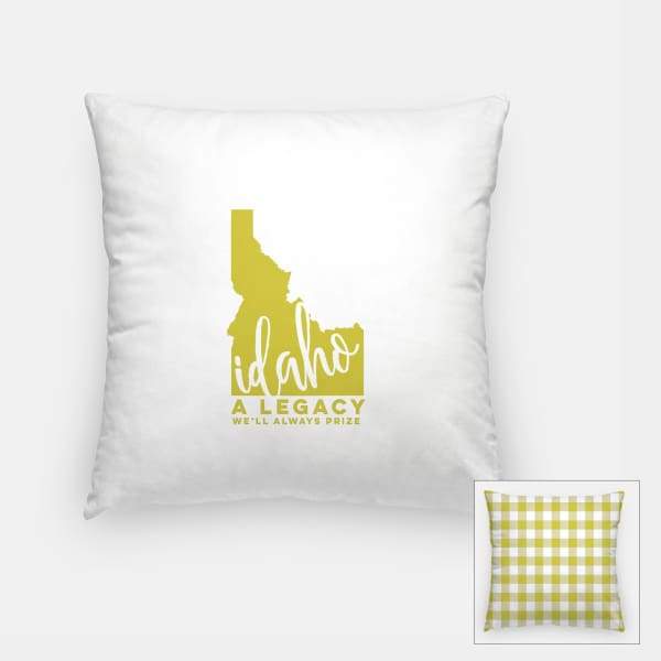 Idaho State Song - Pillow | Square / Khaki - State Song