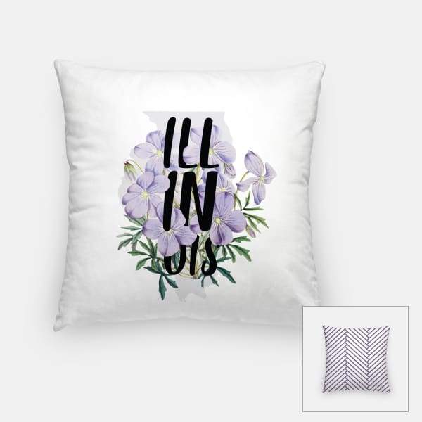 Illinois state flower - Pillow | Square - State Flower