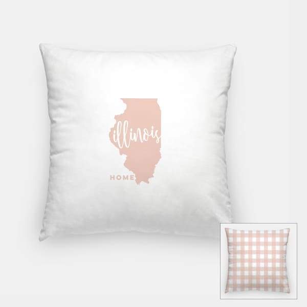 Illinois State Song - Pillow | Square / MistyRose - State Song