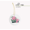 Iowa Wild Rose | State Flower Series - Ornament - State Flower