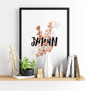 Japan national flower | Cherry Blossom - 5x7 Unframed Print - Flowers