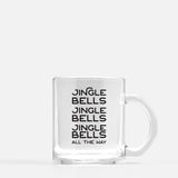 Jingle Bells mug | glass 11 oz mug - Mugs