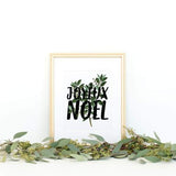 Joyeux Noel | botanical Christmas art print - Prints