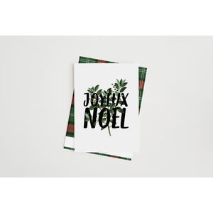 Joyeux Noel Christmas card | A2 size greeting card - Stationery