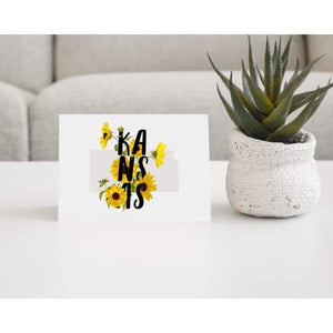 Kansas state flower | Sunflower | Secret Sale - Greeting Card - State Flower