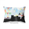 Kenmare Ireland geometric skyline - Pillow | Lumbar / LightSkyBlue - Geometric Skyline