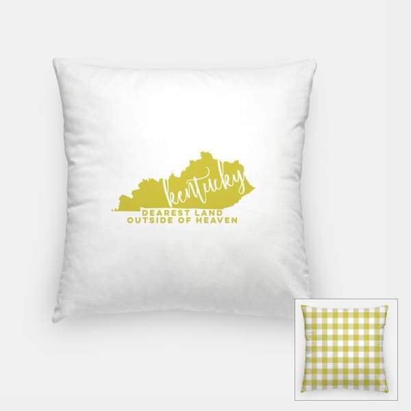 Kentucky State Song - Pillow | Square / Khaki - State Song
