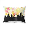 Kiev Ukraine geometric skyline - Pillow | Lumbar / Yellow - Geometric Skyline
