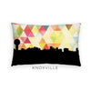 Knoxville Tennessee geometric skyline - Pillow | Lumbar / Yellow - Geometric Skyline