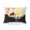 Lake Havasu Arizona geometric skyline - Pillow | Lumbar / Yellow - Geometric Skyline