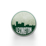 Lexington Kentucky map coaster set | sandstone coaster set in 5 colors - Set of 2 / Green - City Road Maps
