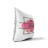 Live to Explore | Explore to Live - Pillow | Square - Quotes