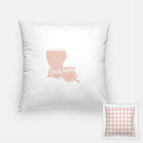 Louisiana State Song - Pillow | Square / MistyRose - State Song
