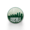 Louisville Kentucky map coaster set | sandstone coaster set in 5 colors - Set of 2 / Green - City Road Maps
