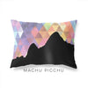 Machu Picchu Peru geometric skyline - Pillow | Lumbar / RebeccaPurple - Geometric Skyline