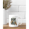 Maine state flower | White Pine Cone and Tassel - Mug | 11 oz - State Flower