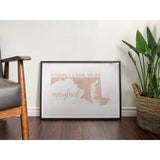 Maryland State Song - 5x7 Unframed Print / MistyRose - State Song