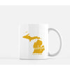 Michigan State Song - Mug | 11 oz / Gold - State Song