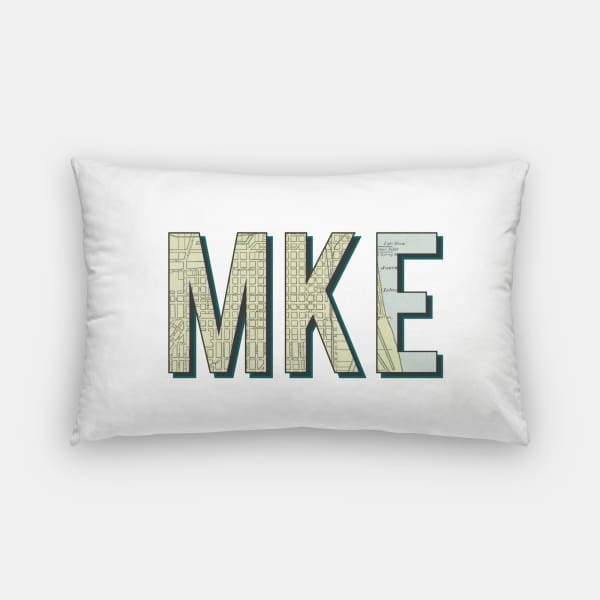Milwaukee Wisconsin Airport code - Pillow | Lumbar - Airport Code
