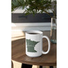 Minnesota ’home’ state silhouette - Mug | 11 oz / DarkGreen - Home Silhouette
