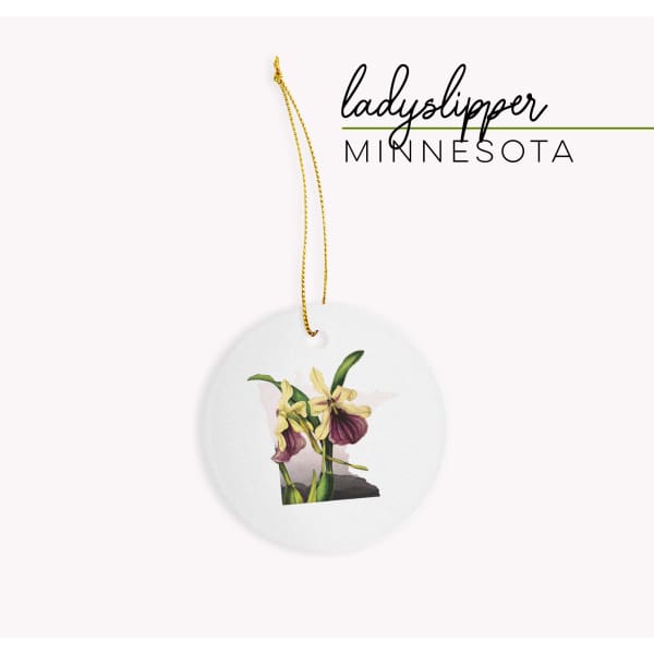 Minnesota Ladyslipper | State Flower Series - Ornament - State Flower