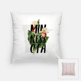 Minnesota state flower - Pillow | Square - State Flower