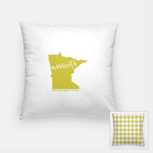 Minnesota State Song - Pillow | Square / Khaki - State Song