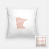 Minnesota State Song - Pillow | Square / MistyRose - State Song