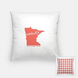 Minnesota State Song - Pillow | Square / Salmon - State Song