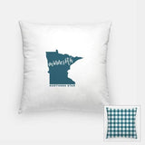 Minnesota State Song - Pillow | Square / Teal - State Song