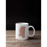 Mississippi ’home’ state silhouette - Mug | 11 oz / DarkGreen - Home Silhouette