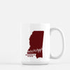 Mississippi State Song - Mug | 15 oz / Maroon - State Song