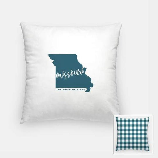 Missouri State Song - Pillow | Square / Teal - State Song