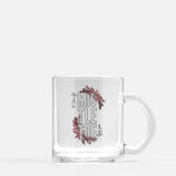 Mistletoe & Holly | Christmas Glass Mug - Mugs