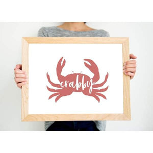 Nantucket Collection | Crabby Crab art print - Prints