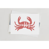 Nantucket Collection | Crabby Crab greeting card - Stationery