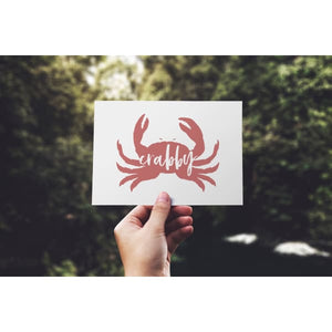 Nantucket Collection | Crabby Crab greeting card - Stationery