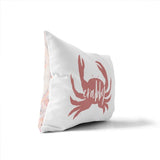 Nantucket Collection | Crabby Crab rectangle throw pillow - Pillows