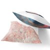 Nantucket Collection | Pink and Blue Lighthouse throw pillow - Pillows