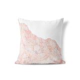 Nantucket Collection | Pink Marble throw pillow - Pillows