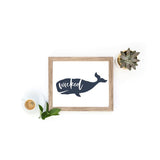 Nantucket Collection | Wicked Whale art print - Prints