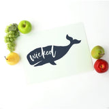 Nantucket Collection | Wicked Whale Cutting board - Home Decor
